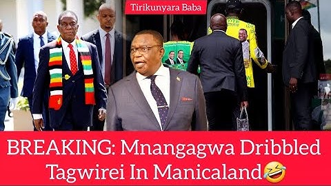 SHOCKING: Mnangagwa Dribbled Tagwirei In Manicaland🤣