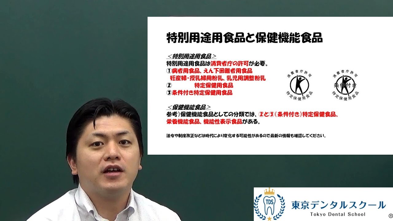 特別用途用食品と保健機能食品 ５分で分かる公衆衛生学講義 Youtube