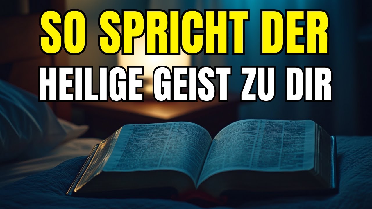So spricht der Heilige Geist nachts zu dir