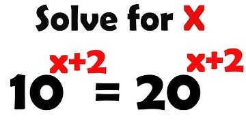 Will You Dare To Solve This Exponential Equation? Easy Explanation @mathsmood