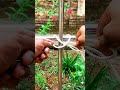 A reliable knot that holds two steel pipes tight without slipping!