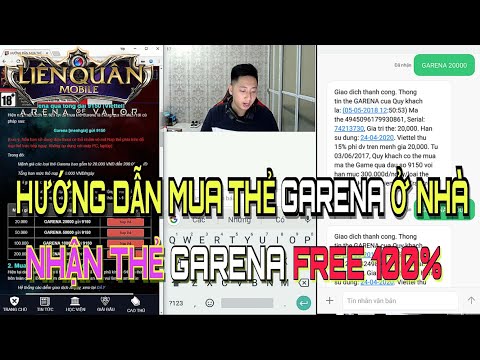 Video Hướng dẫn Mua Thẻ Garena ở nhà đơn giản và Nhận Thẻ... - youtube