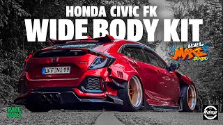 อีก 7 วันจะไป Honda Fest! - ทำสีทั้งคันภายใน 7 วัน - Civic FK Wide Body kit By @MaxLevelGarage