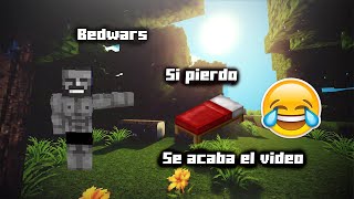 BedWars pero SI MUERO se ACABA EL VIDEO (POV DE UN NOOB) - Camflich