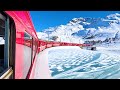 🇮🇹🇨🇭Italy to Switzerland by the World's Most Beautiful Train (Milan→Zurich) | Bernina Express