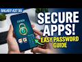 Samsung Galaxy A37 5G: How to Set Password for Apps (Lock Apps Easy Guide!)
