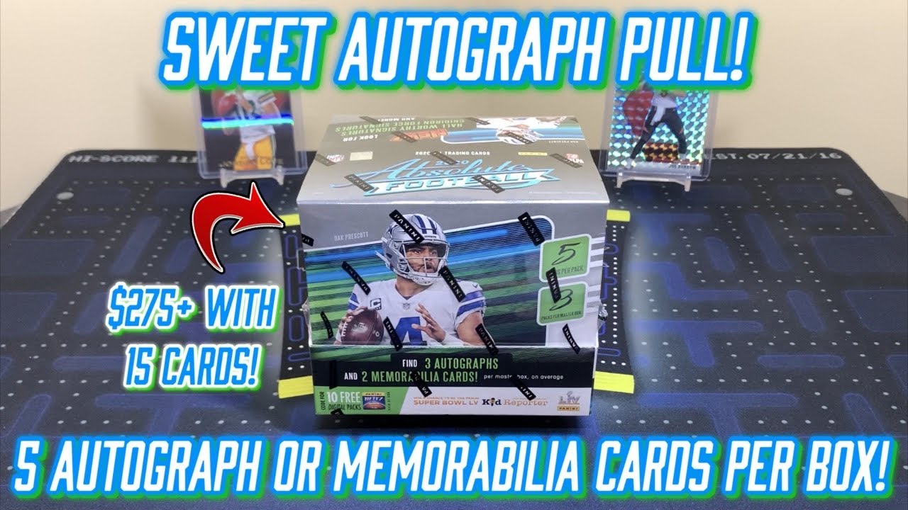 SWEET AUTOGRAPH PULL! $275+ WITH 5 HITS!* 2020 Panini Absolute