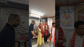 Aimee Boruah and her honorable Minister Piyush Hazarika Shorts video at Balajee Temple
