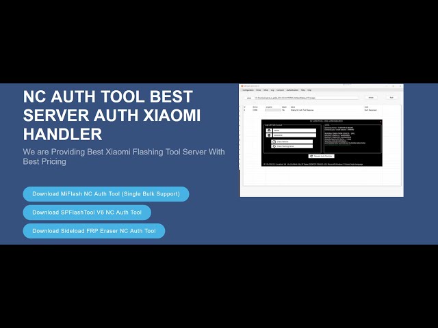 NC Auth Tool Xiaomi Flash