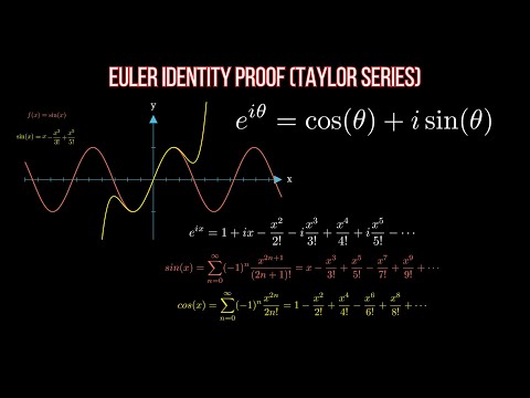Euler Identity PROOF w/ Taylor Series