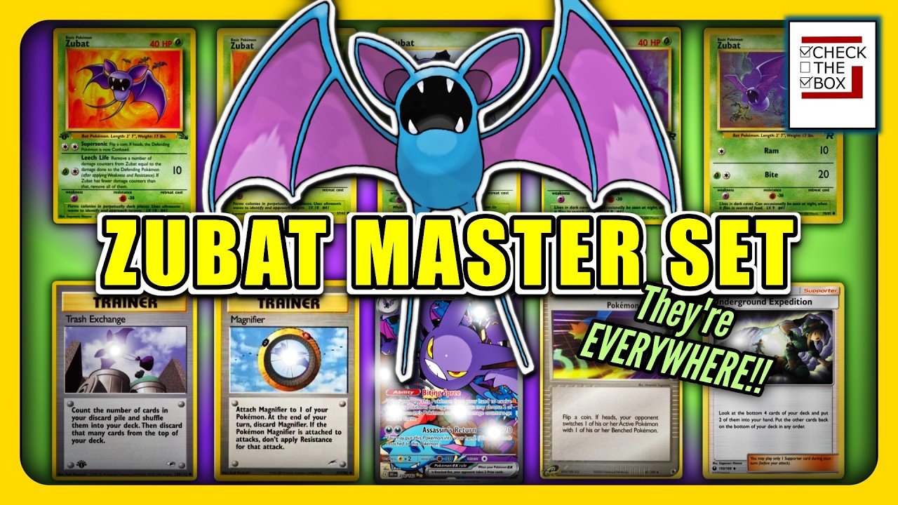 Every Zubat Card | The Ultimate Pokémon Master List Episode 41