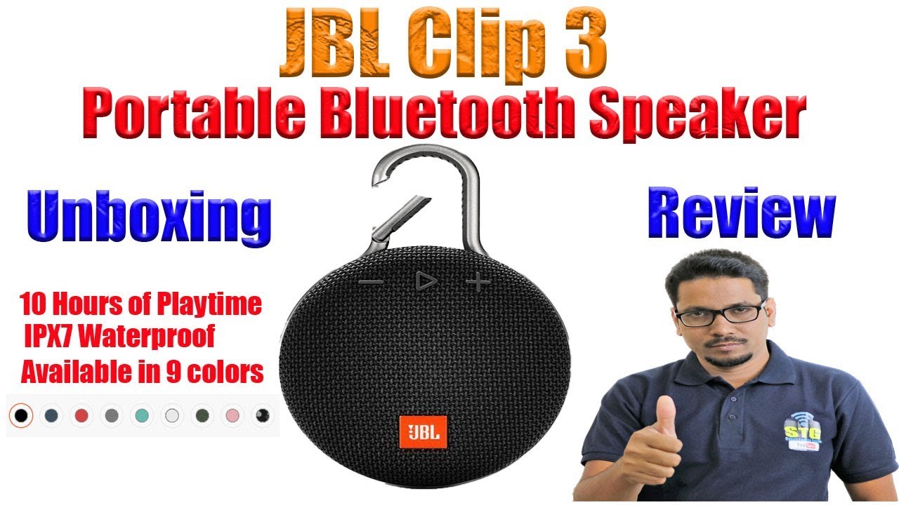 Hindi || JBL Clip 3 Unboxing \u0026 Review 