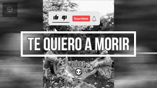 Te quiero a Morir - Dvicio (Letra/Lyrics HD) 2022