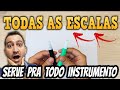 TODAS AS ESCALAS! - SERVE PARA TODO TIPO DE INSTRUMENTO!