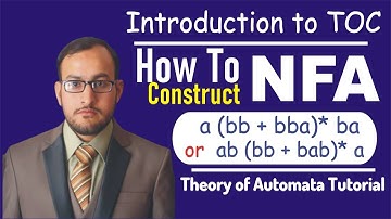 NFA Example // Design NFA ab (bb + bba)* ba {OR} ab (bb + bab)* a // NFA Designing // TOC in Urdu