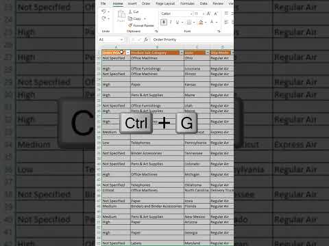 How to delete blank Rows in excel shorts exceltutorial