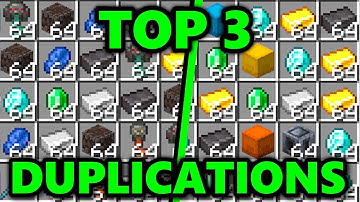 TOP 3 DUPLICATION GLITCHES for 1.21 MINECRAFT BEDROCK Edition