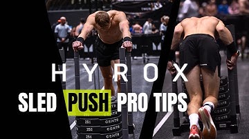 hyrox sled push tips to smash your hyrox pb