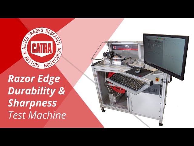 Razor Edge Durability & Sharpness Tester – CATRA – Cutlery Allied Trades  Research Association