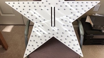 RGB Star Installation - custom xlights model