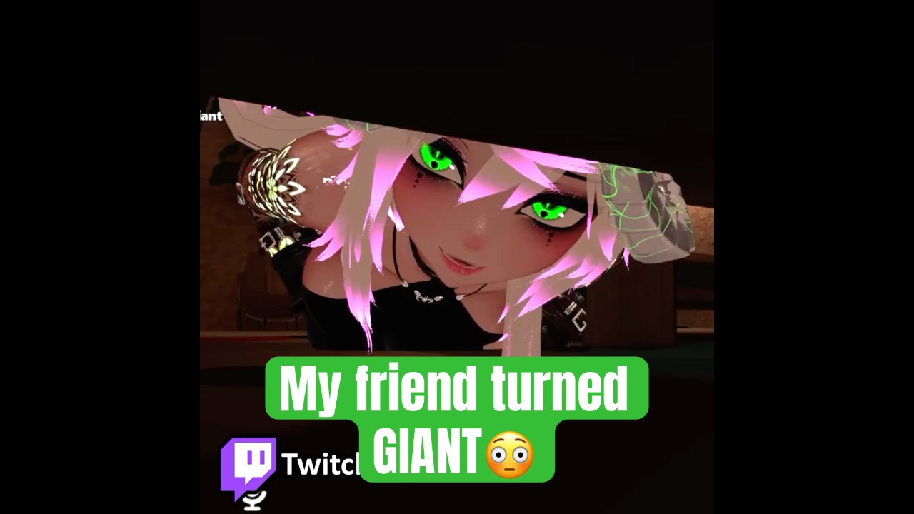My friend turned GIANT in Size Hide and Seek😳 #vrchat #vtuber