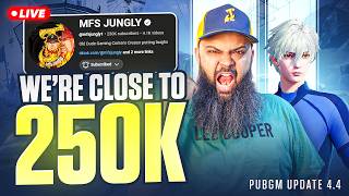 LIVE 🔥 Crimson Lightning Pushing Squads in Blue Lock Car & Glider! 🚗 PUBG Mobile 4.4 Update