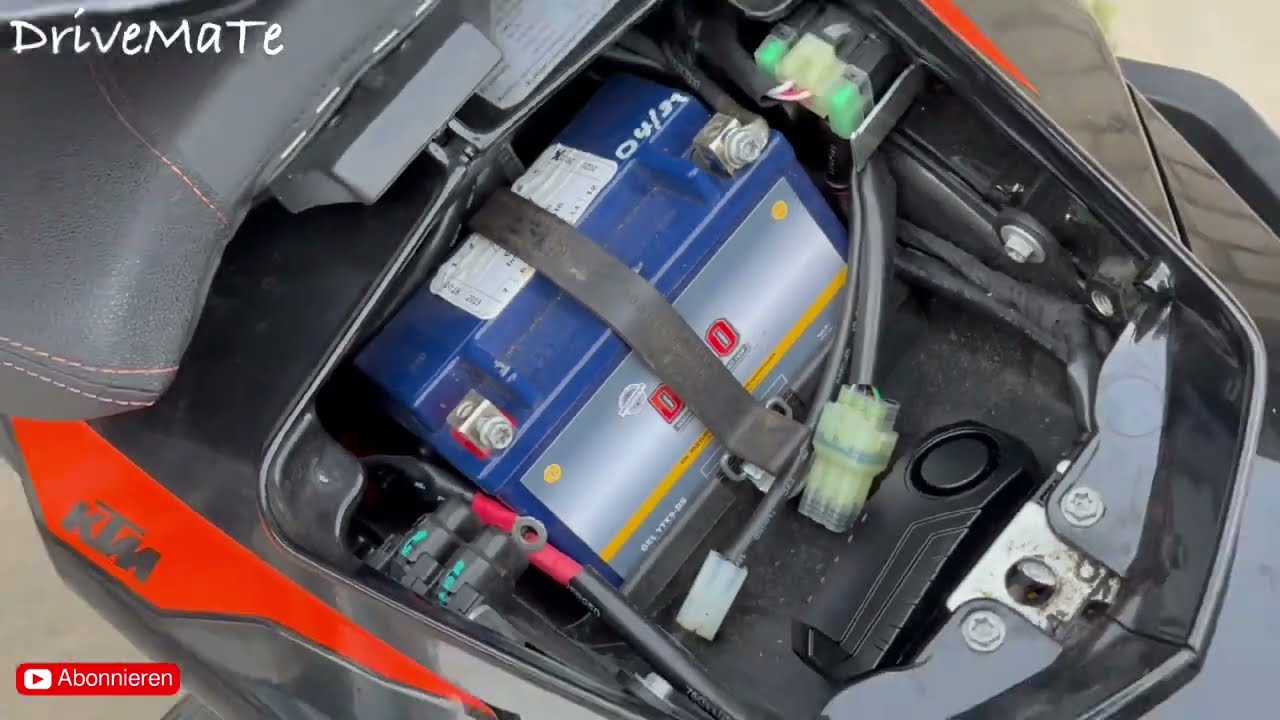 JMT Gel Batterie YTX9-BS – Passend Für KTM Duke 690 ABS (Baujahr 2012-2016), 12V, 8Ah, Startklar