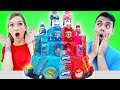 HOW TO DECORATE THE WORLD'S LARGEST CAKE | RED VS BLUE CAKE DECORATING CHALLENGE PART 2 BY SWEEDEE