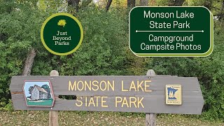Monson Lake State Park Campground Campsite Photos I Slideshow I Video
