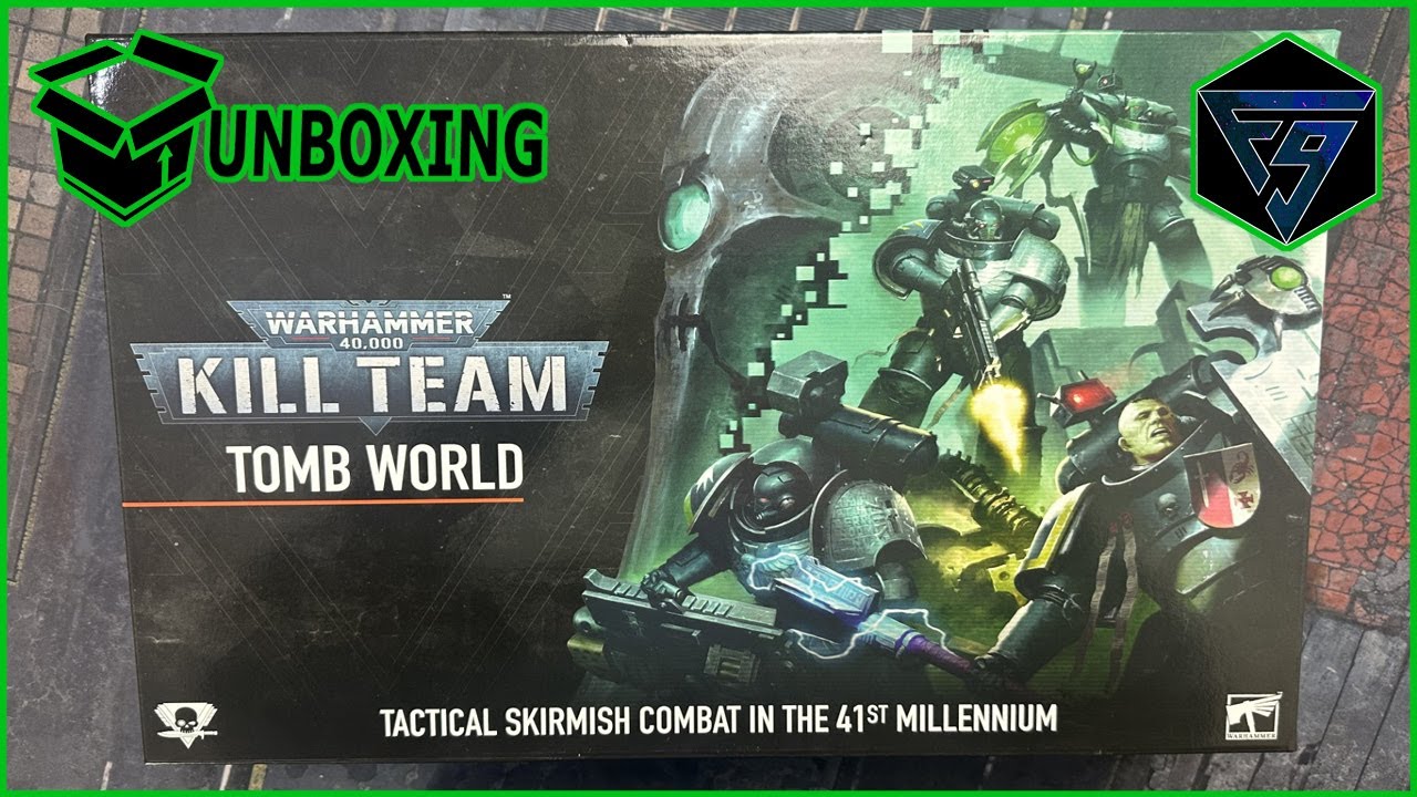 Unboxing Warhammer 40k Kill Team Tomb World - YouTube