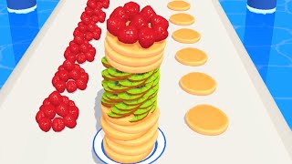 Pancake Run - All Levels Gameplay (Level 73-76)