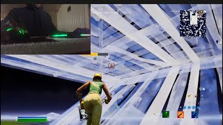 Xbox one fortnite freebuild+hand cam😍(kbm on console)