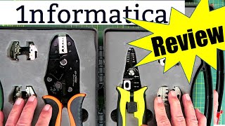 KF CPTEC KFN 30J Crimping Tool Set Ratcheting Wire Crimper Kit Quick Exchange Jaw Review