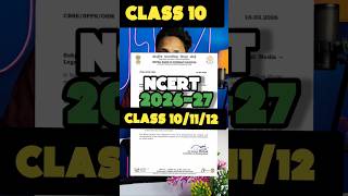 NCERT BOOKS BIG NEWS! 2026-27❌ For Class 10th🔥|CBSE New Syllabus #exam #10class #cbse #syllabus