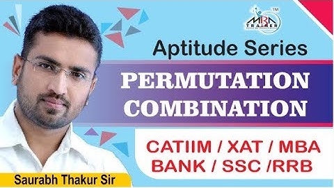 #PERMUTATION_COMBINATION  #MBA #BANK #RRB  #Aptitude_Series # 155  : #QUANT #8871383926_MBA_Trainer