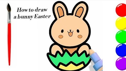 #drawingideas #drawingtutorials#art #howtodraw #artforkidsHow to draw a bunny Easter step by step
