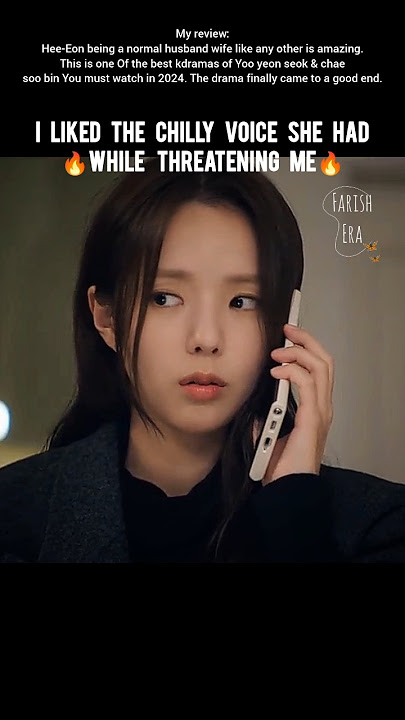 Your Chilly Voice is THRILLING🔥😨🔥 when the phone rings #shorts #kdrama#yooyeonseok#whenthephonerings