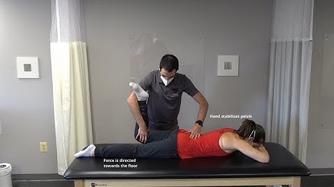 Manual Muscle Test for Hip Extension