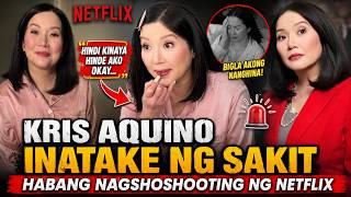 Mata ni Kris Aquino ayaw tumigil sa pagluha habang nagfifilm para sa netflix. Nakakaawa! Alamin!