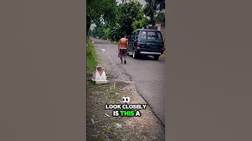 😱 This Person Is Walking WITHOUT A HEAD?! 😱 Illusion or Real Ghost?! 😱#shorts