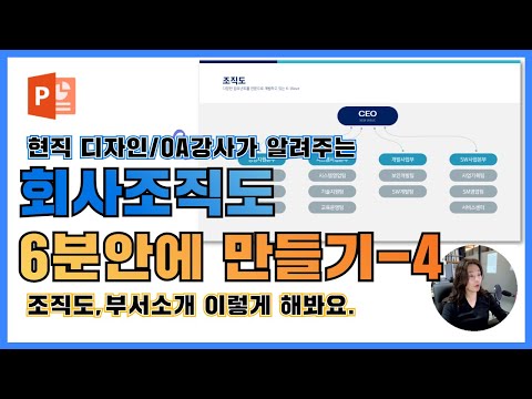 [파워포인트]4강-사업소개서,회사소개,조직도 이렇게 만들어 봐요.