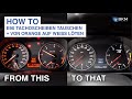 HOW TO: BMW E90 LED Tachoumbau + 300kmh Tachoscheiben I Ergebnis einfach unglaublich!