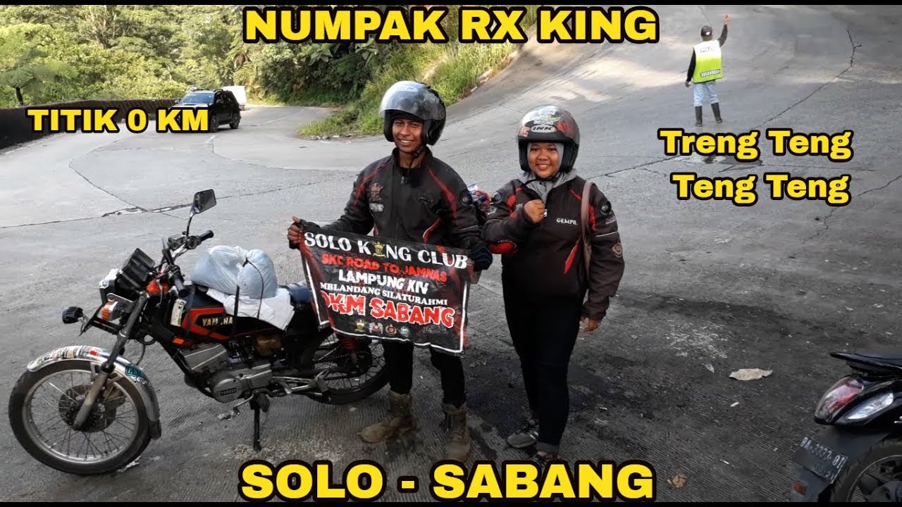 Cewek Cantik Touring Rx King Jawa Sumatera | Raja Jalanan 135cc Bikin Heboh Sitinjau Lauik