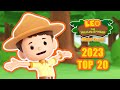 🎀✨ TOP 20 MOST POPULAR ANIMALS OF 2023! 💯🎉 | Leo the Wildlife Ranger | Kids Cartoons