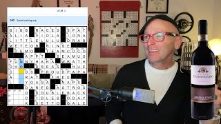 A Clever Monday NYT Crossword by Patti Varol & a '20 Castelvecchio Barbera d'Asti! Let's Wine Down!🍷