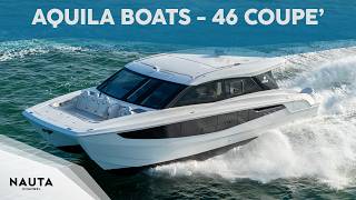 AQUILA BOATS - 46 coupé power catamaran - full yacht tour