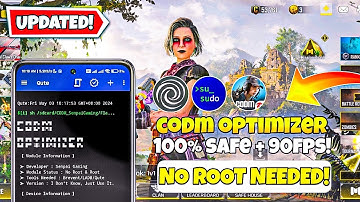 CODM Optimizer V1 | Unlock 90FPS | BR & MP Work | Global & Garena - MUST WATCH!