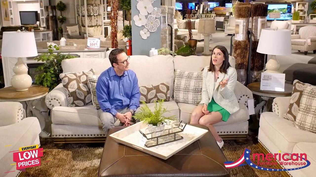 AFW Designer's Den - Using Ottomans as Coffee Tables