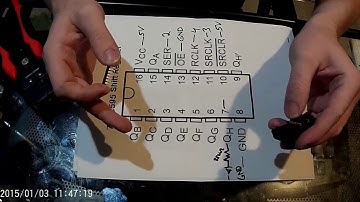 Nixie Clock With Arduino (Step 4, Shift Register)