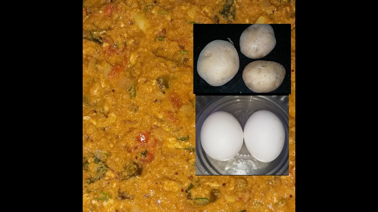 How to make potato egg masala YouTube